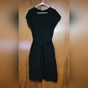Lands' End Classic Black Mini Dress